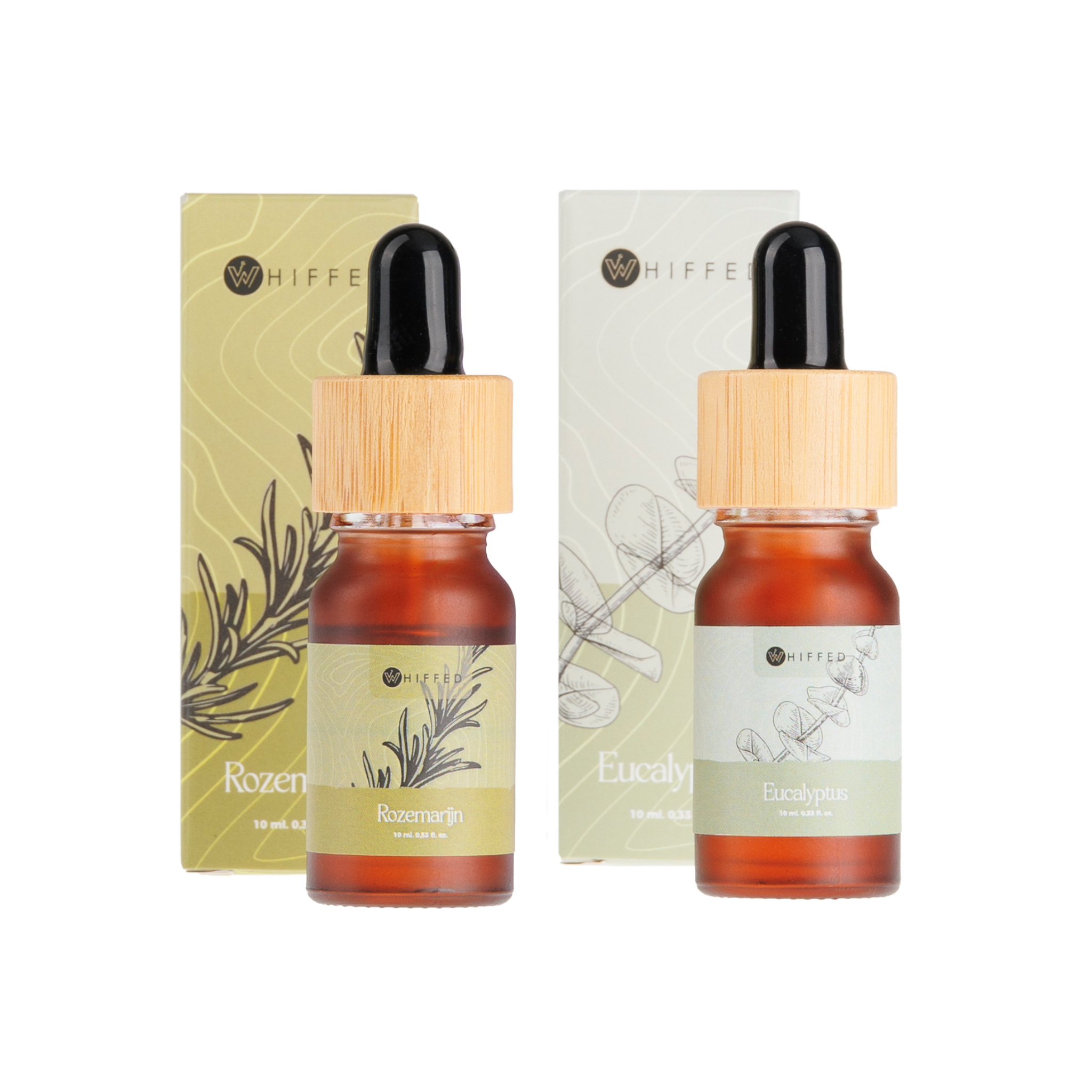 whiffed_show - bevat Etherische Rozemarijn & Eucalyptus Olie (10ML)