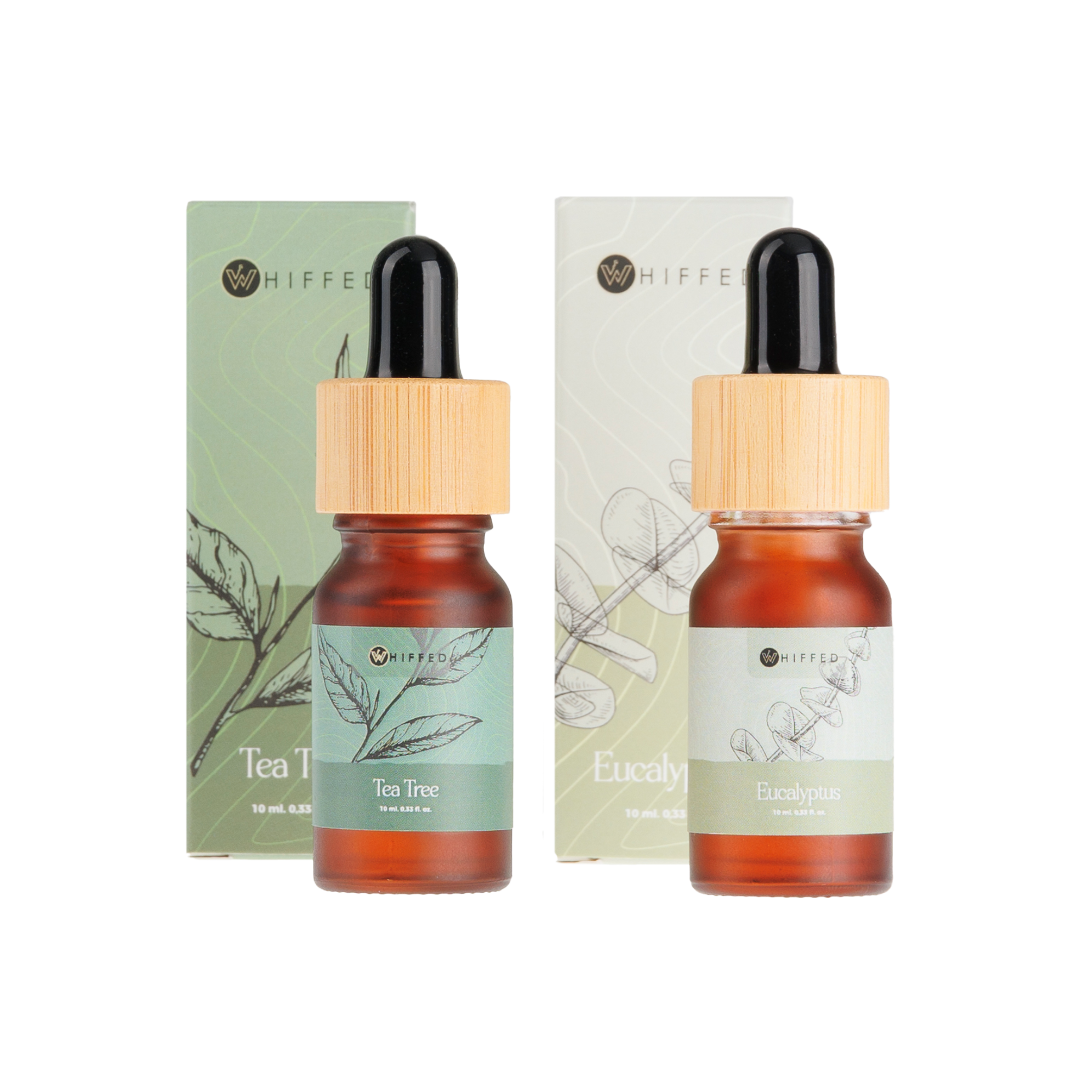 whiffed_show - bevat Etherische Tea Tree & Eucalyptus Olie (10ML)