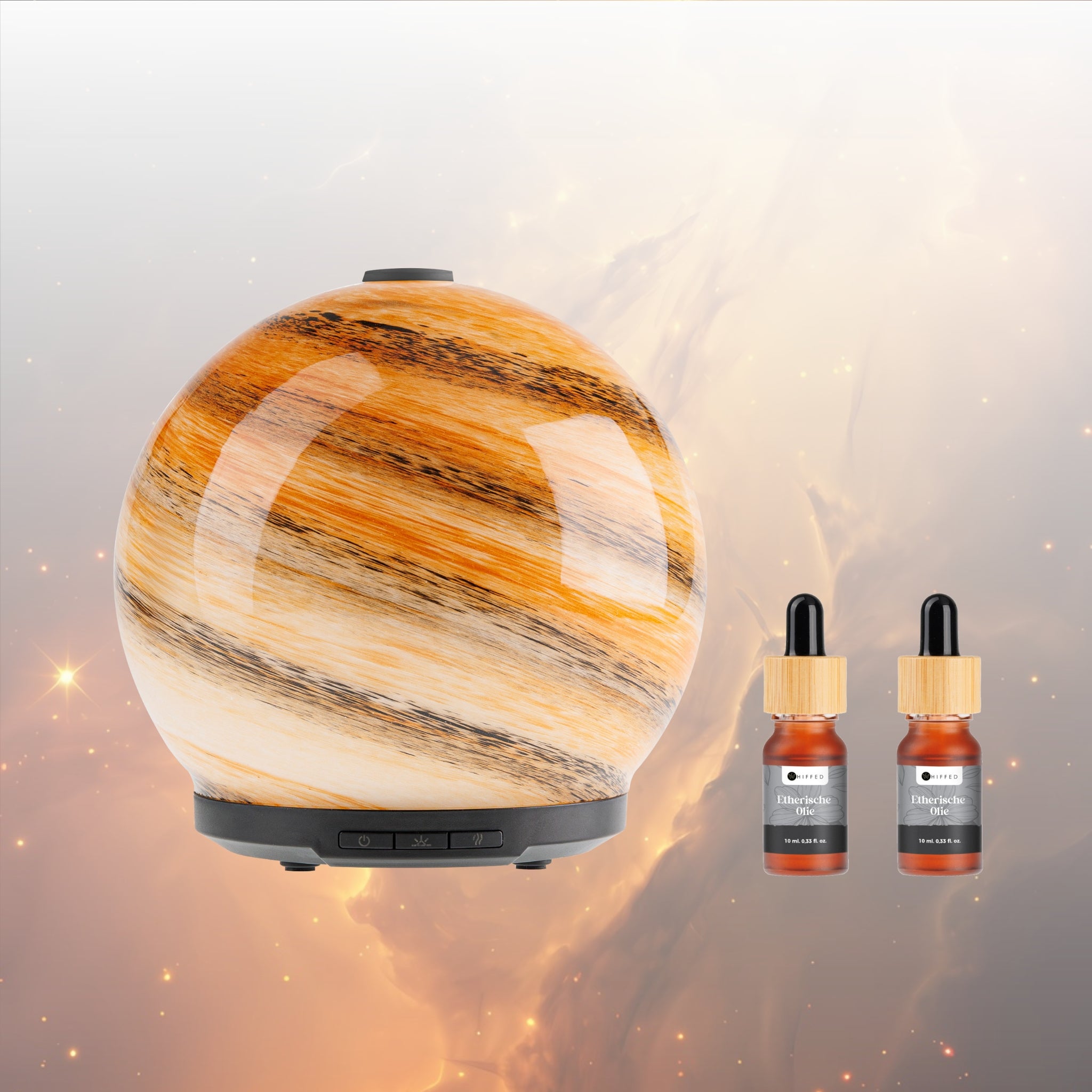 Cosmo Aroma Diffuser met Keuze 2x Etherische Olie (10ML) - Whiffed