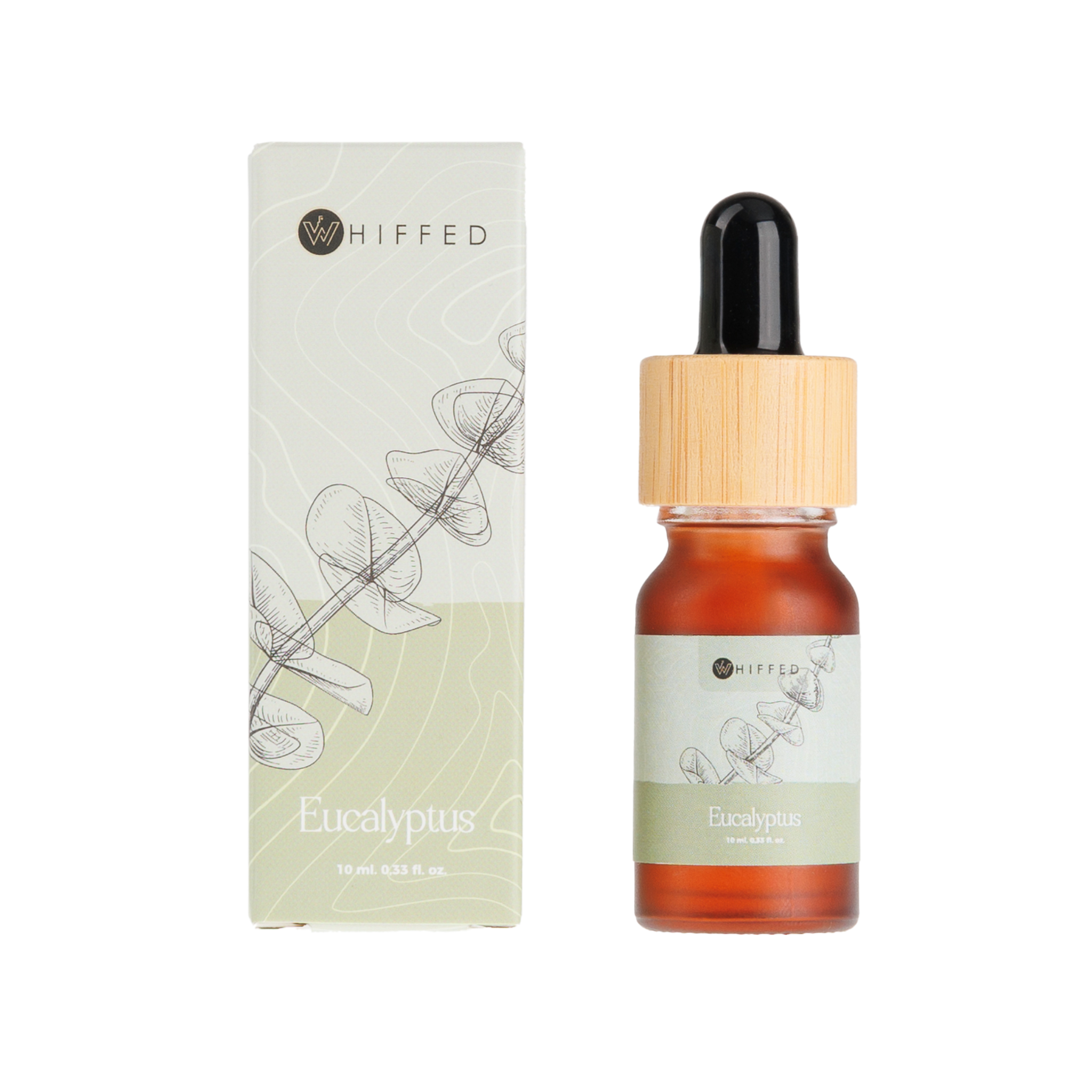 whiffed_show - 10ml flesje eucalyptus etherische olie, verfrissend voor ademhalingsondersteuning.